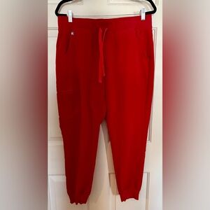 Figs Red Women's Jogger Pants